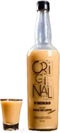 Garrafa de cachaça com doce de leite