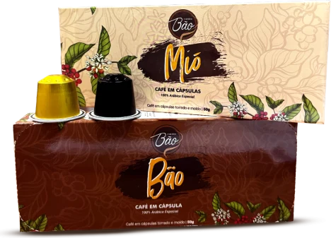 Cápsulas de café Bão e Mió